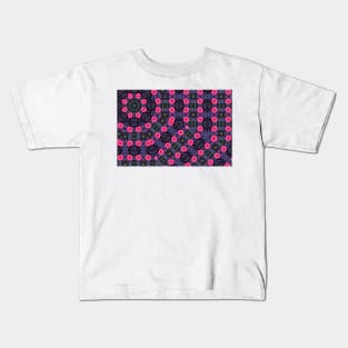 Dahlia Flower Design - Kaleidoscopic Kids T-Shirt